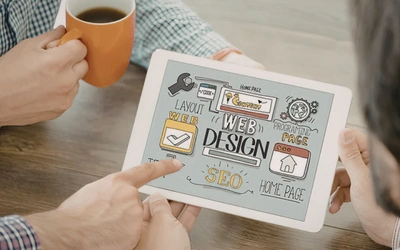 UX Design Layout Illustration